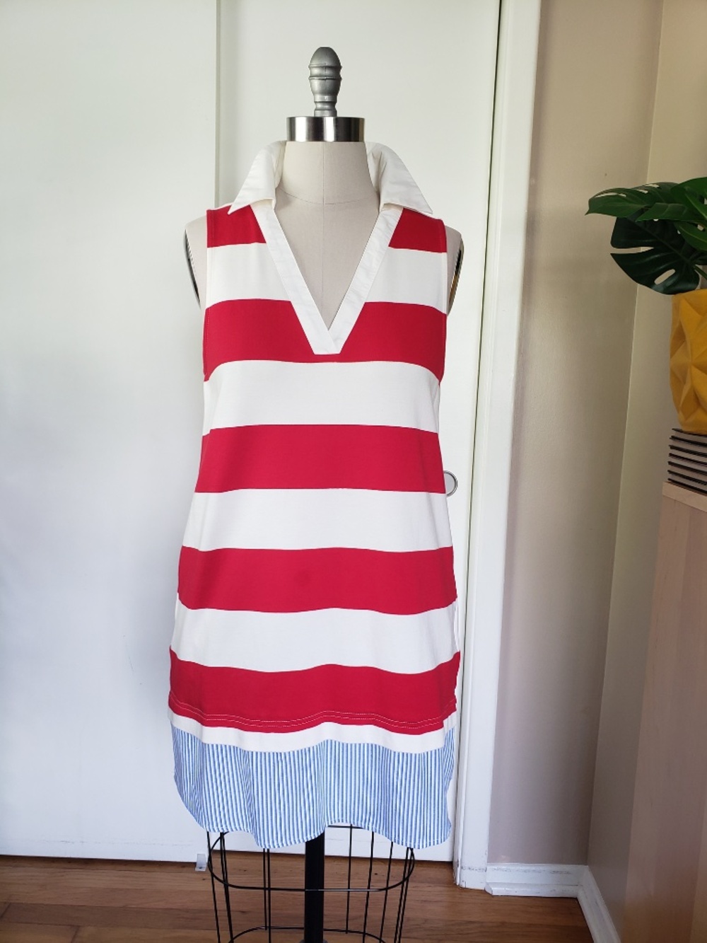 Americana Style Shirt Dress Size Large